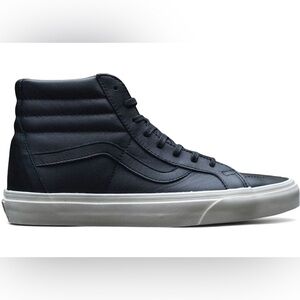 Vans Men's Black Leather High-Tops